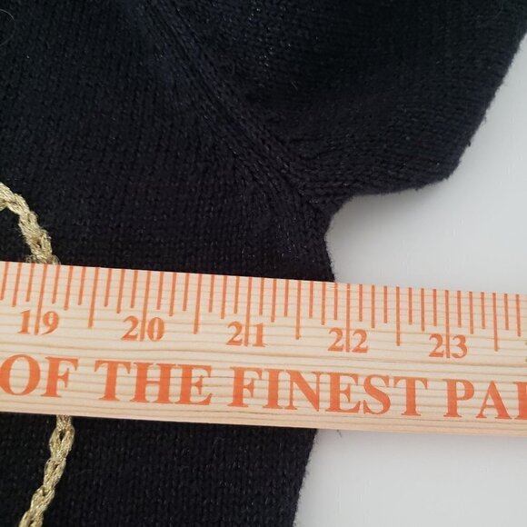 Design Options Holly Berry Cardigan Beaded Sequin Holiday Sweater Womens Sz XL - Picture 11 of 12